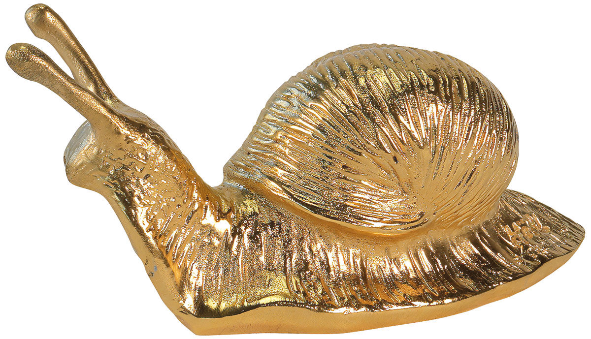 Beeldhouwwerk "Avantgarde Snail" (2016), vergulde versie van Ottmar Hörl