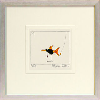 Picture "Zodiac Sign Pisces (20.2.-20.3.) ", framed