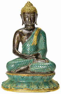 Sculpture "Meditating Buddha", bronze