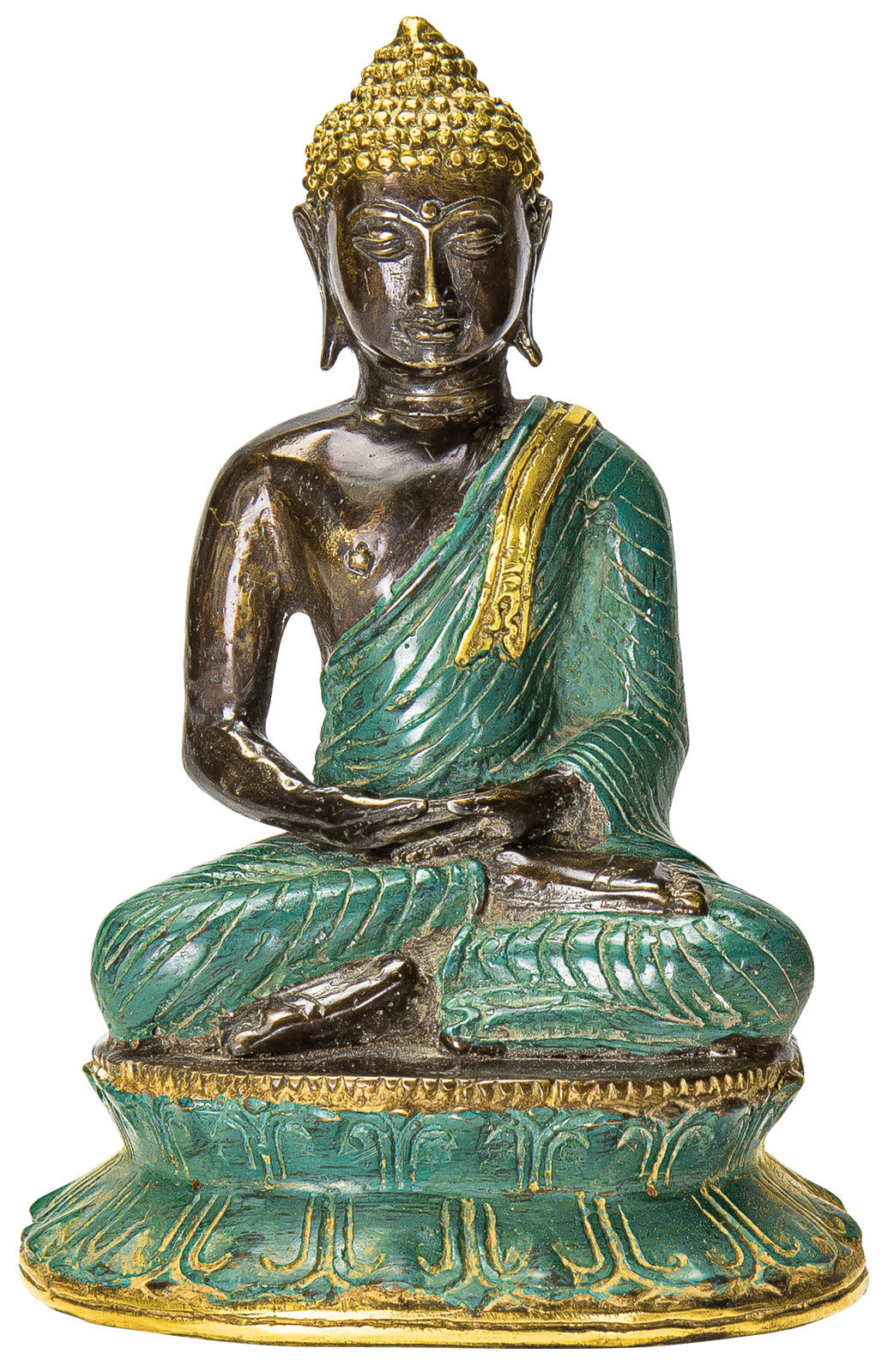 Socha "Meditující Buddha", bronz