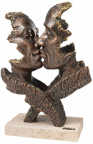 Skulptur "Desire", Kunstguss Steinoptik von Angeles Anglada