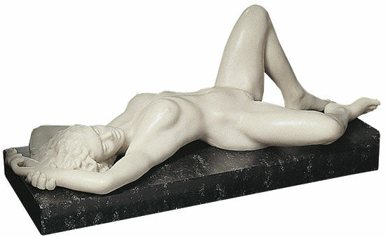 Sculpture "Europa" (1992), artificial marble version by Peter Hohberger