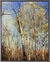 Picture "Birches in Spring III" (2023), framed