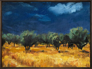 Picture "Olive Trees in Sikyon" (2015) (Unique piece)