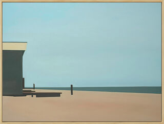 Picture "Seascape II" (2022) (Original / Unique piece), framed by Ruth Bussmann