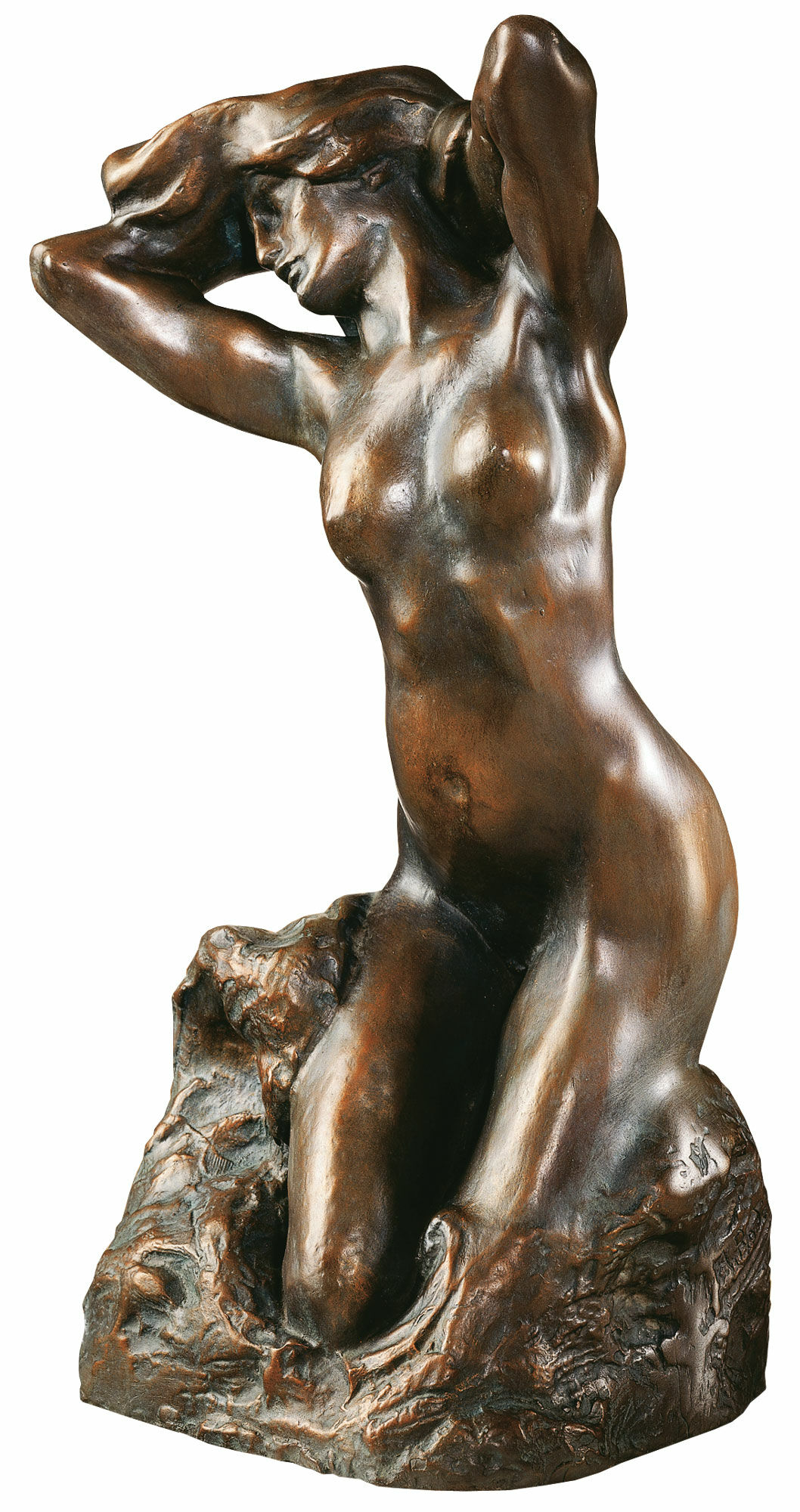 Sculpture "Baigneuse" (1880), bonded bronze version by Auguste Rodin