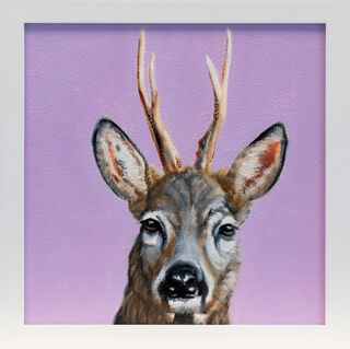 Picture "Series Animal Portrait | Deer II" (2023) (Unique piece) by Lezzueck Coosemans