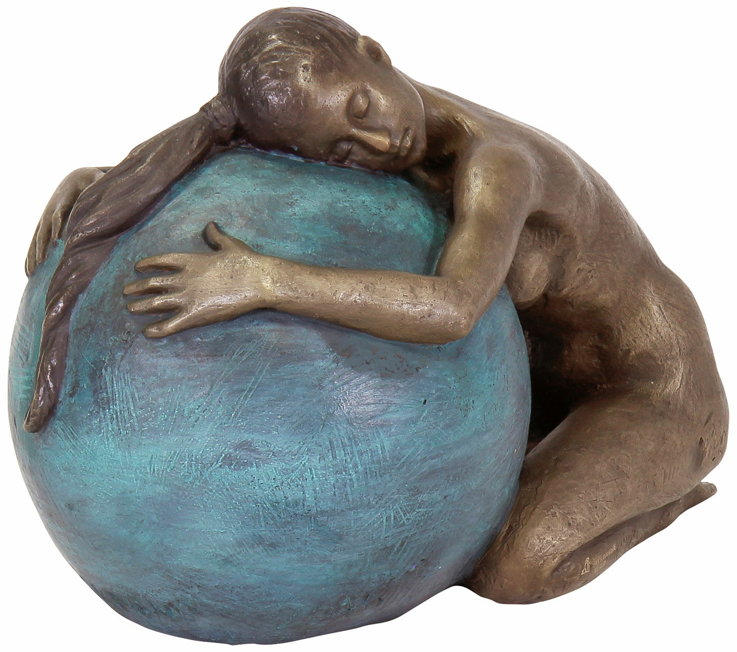 Skulptur "Omfavnelse", bronze von Sorina von Keyserling