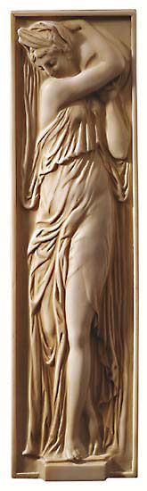 Relief "Wasserträgerin (tragend)"