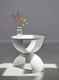 Sidebord "BOW BOW", hvid version af Frederik Roijé Design