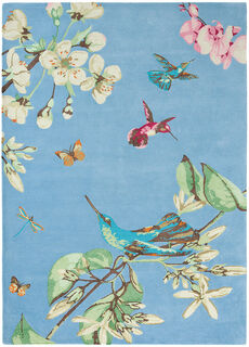 Teppich "Kolibri" (170 x 240 cm), Version in Hellblau