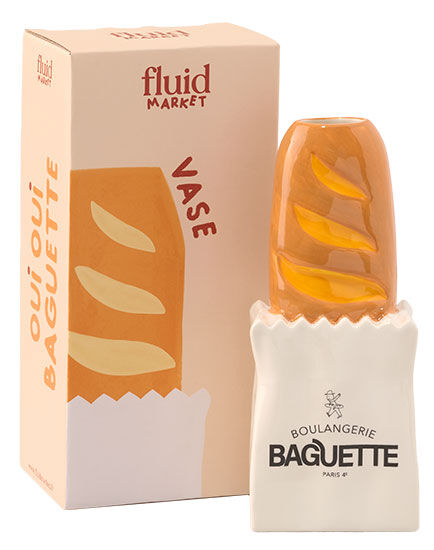 Keramikvase / Deko-Objekt "Baguette" von Fluid Market