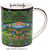 Magic mug "Grass for those who cry", porcelain