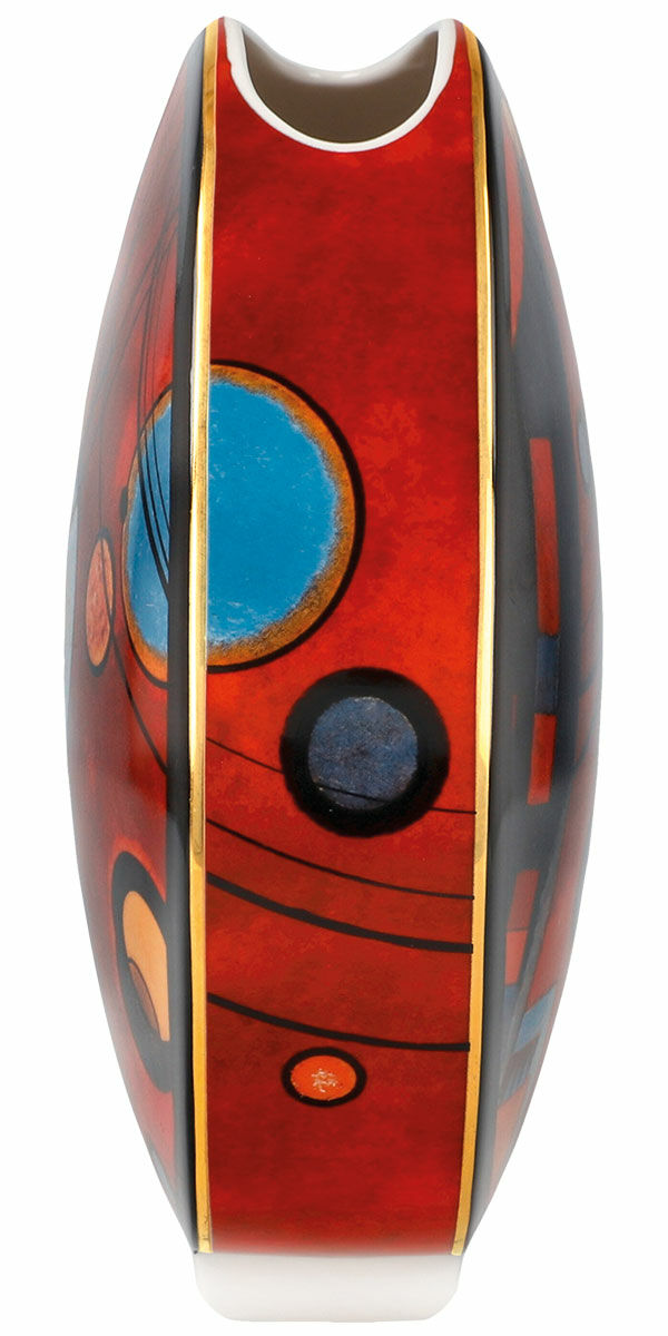 Porcelain vase "Heavy Red" by Wassily Kandinsky