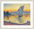 Cuadro "El puerto al atardecer, Opus 236 (Saint-Tropez)" (1892), enmarcado