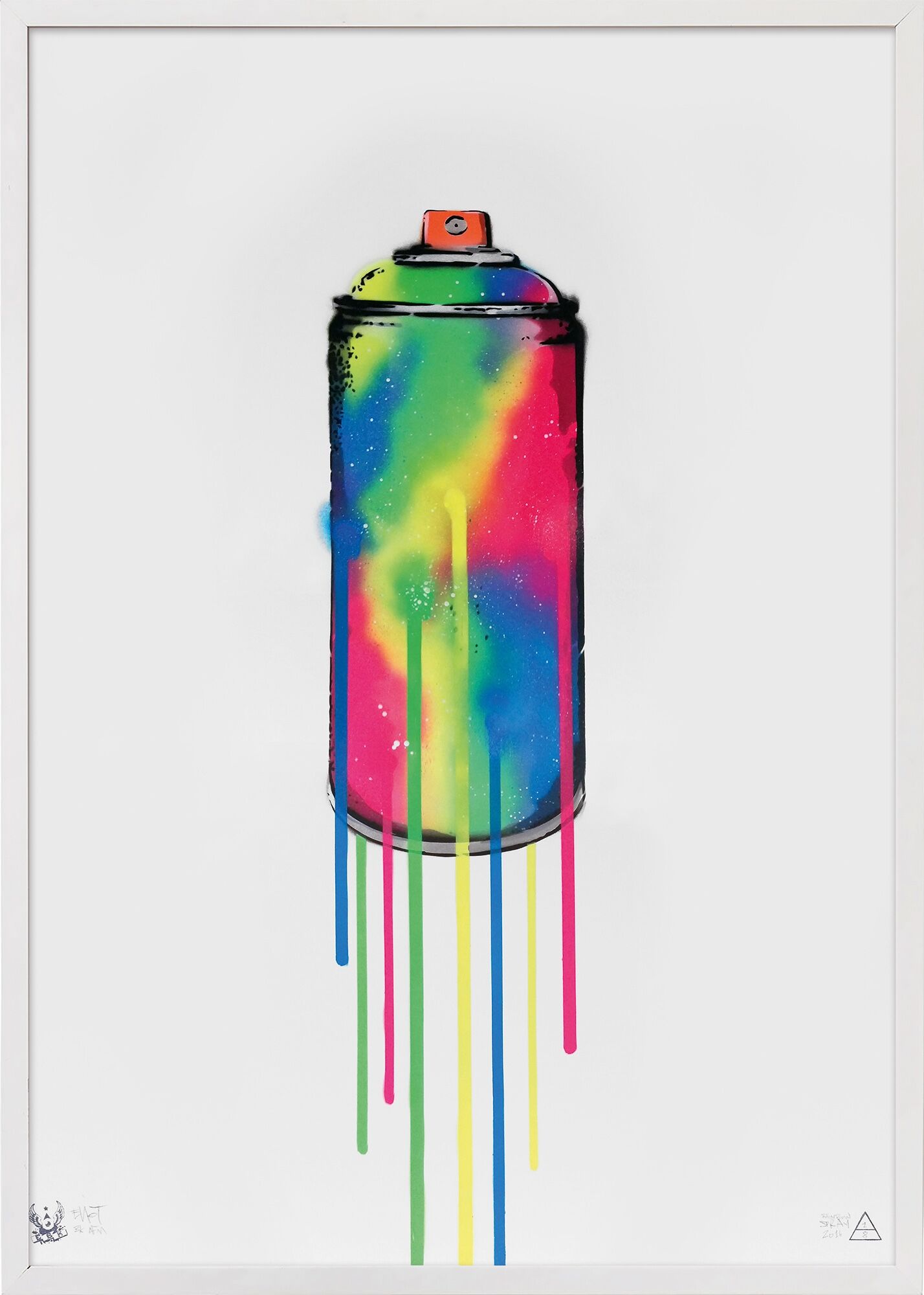 Obraz „Rainbow Spray“ (2016) od ELIOT theSuper