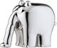 Skulptur "Ottifant", støbt version, metallisk sølv af Otto Waalkes