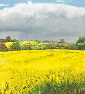 Picture "Summer Day - It's About to Rain" (2010), on stretcher frame