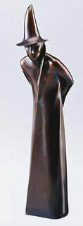 Sculpture "Wizard", version in bonded bronze