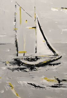 Obraz "Yacht-6-sea-icons" (2026) (Unikátní dílo)