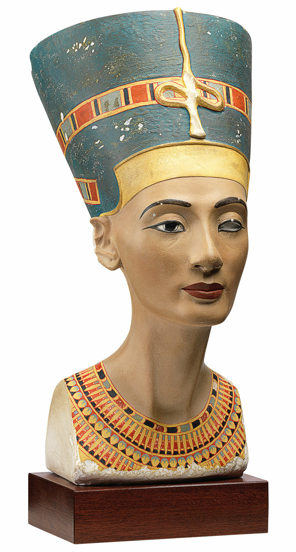 Buy Nefertiti Bust (original size), cast, hand-painted