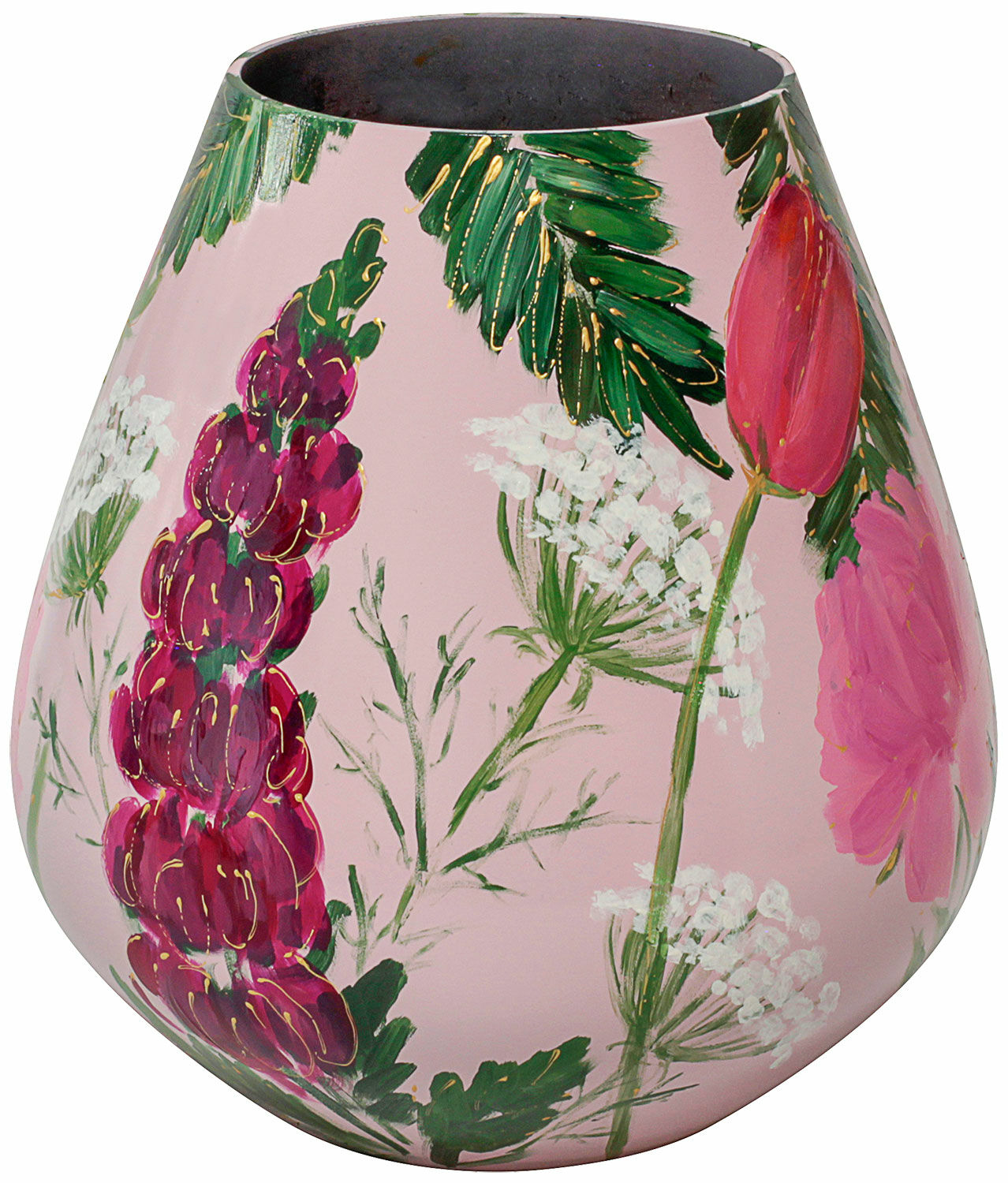 Glass vase "Floral Splendour" by Milou van Schaik Martinet