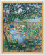 Bild "Terrassen i Vétheuil" (1881), inramad av Claude Monet