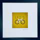 3D-Bild "Let's go cycling" (2020), gerahmt von Ralf Birkelbach