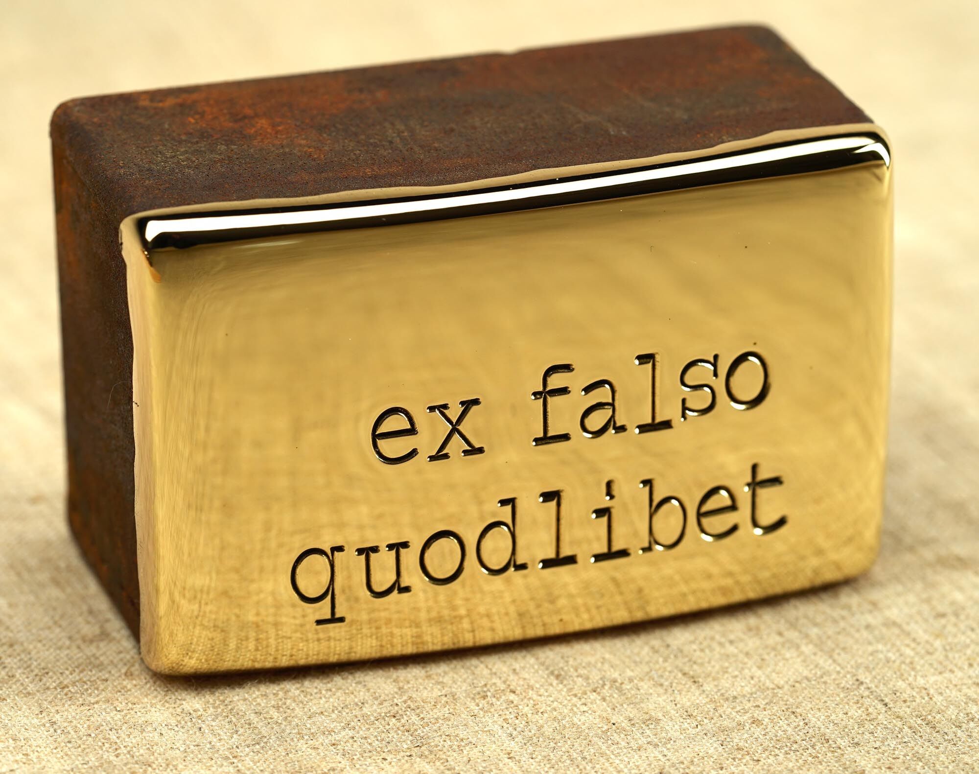 Sculpture "ex falso quodlibet" (2026) (Pièce unique) de Jan M. Petersen