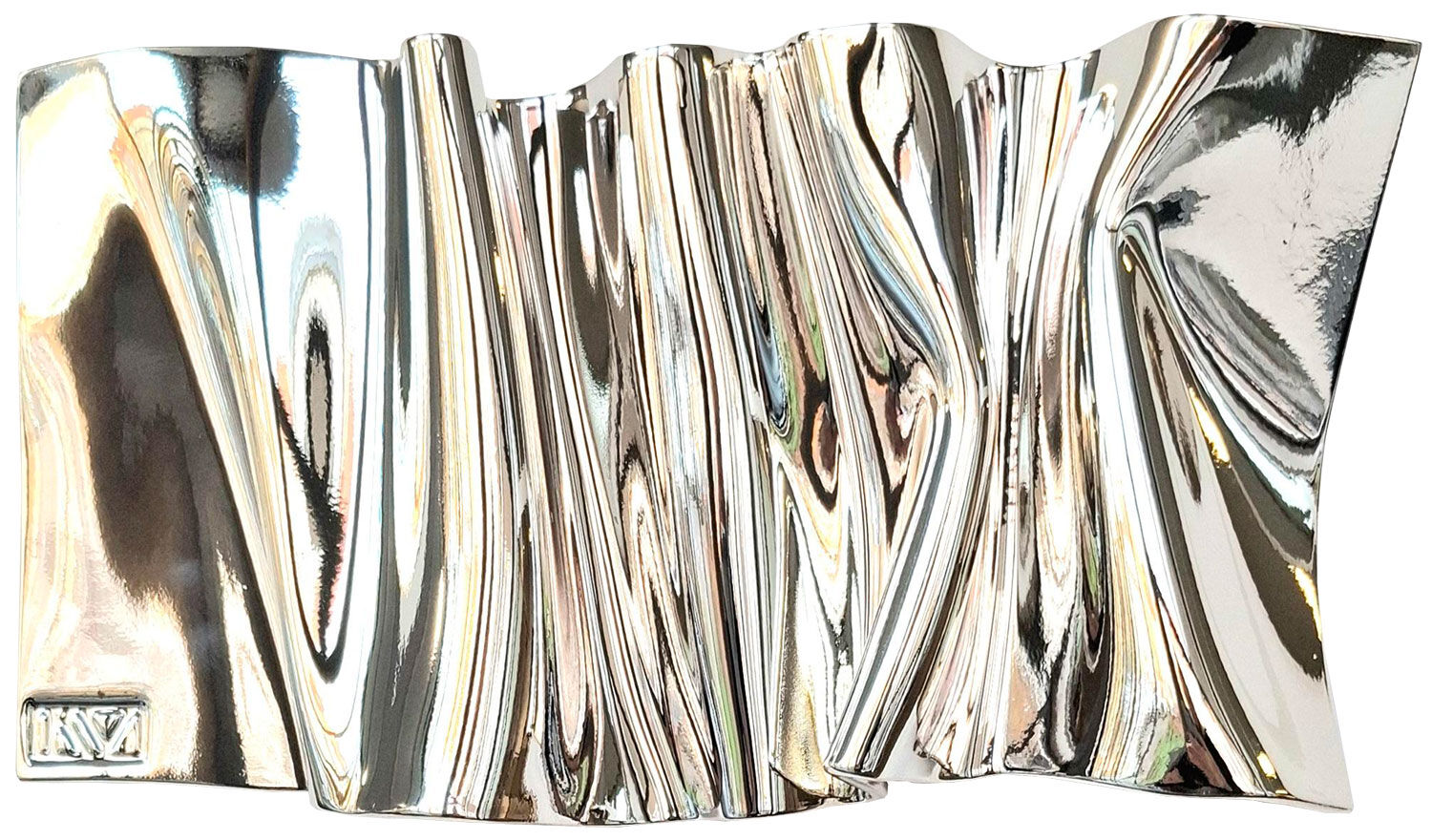 Scultura murale "Folding II" (pezzo originale/unico) di Kuno Vollet