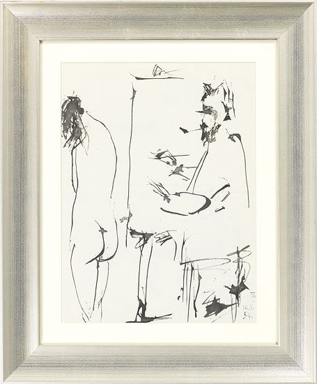 Picture "Untitled" (1954), framed by Pablo Picasso