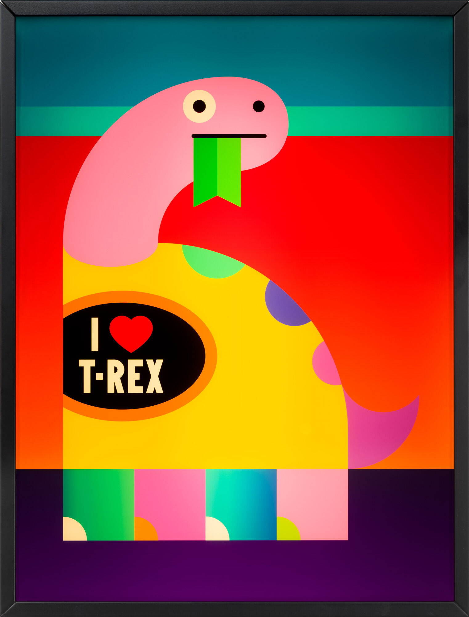 Väggobjekt "DINO" (2018) av Doppeldenk