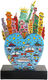 Porcelain object "The Big Apple is Big on Liberty" by James Rizzi