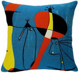 Kissenhülle "Für Pilar mit ganzem Herzen" (1939) von Joan Miró