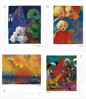 Artist calendar 2023 by Emil Nolde