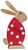 Decorative figure "Hare Red", wood