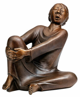 Sculpture "Singing Man" (1928), bronze reduction, height 34 cm