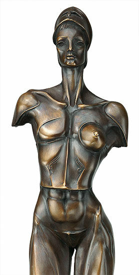Sculpture "Amazon", bronze by Nikolay Anev