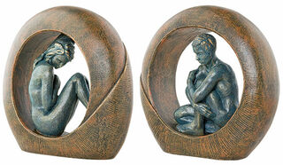 Set of two sculptures "Venus" and "Saturn"