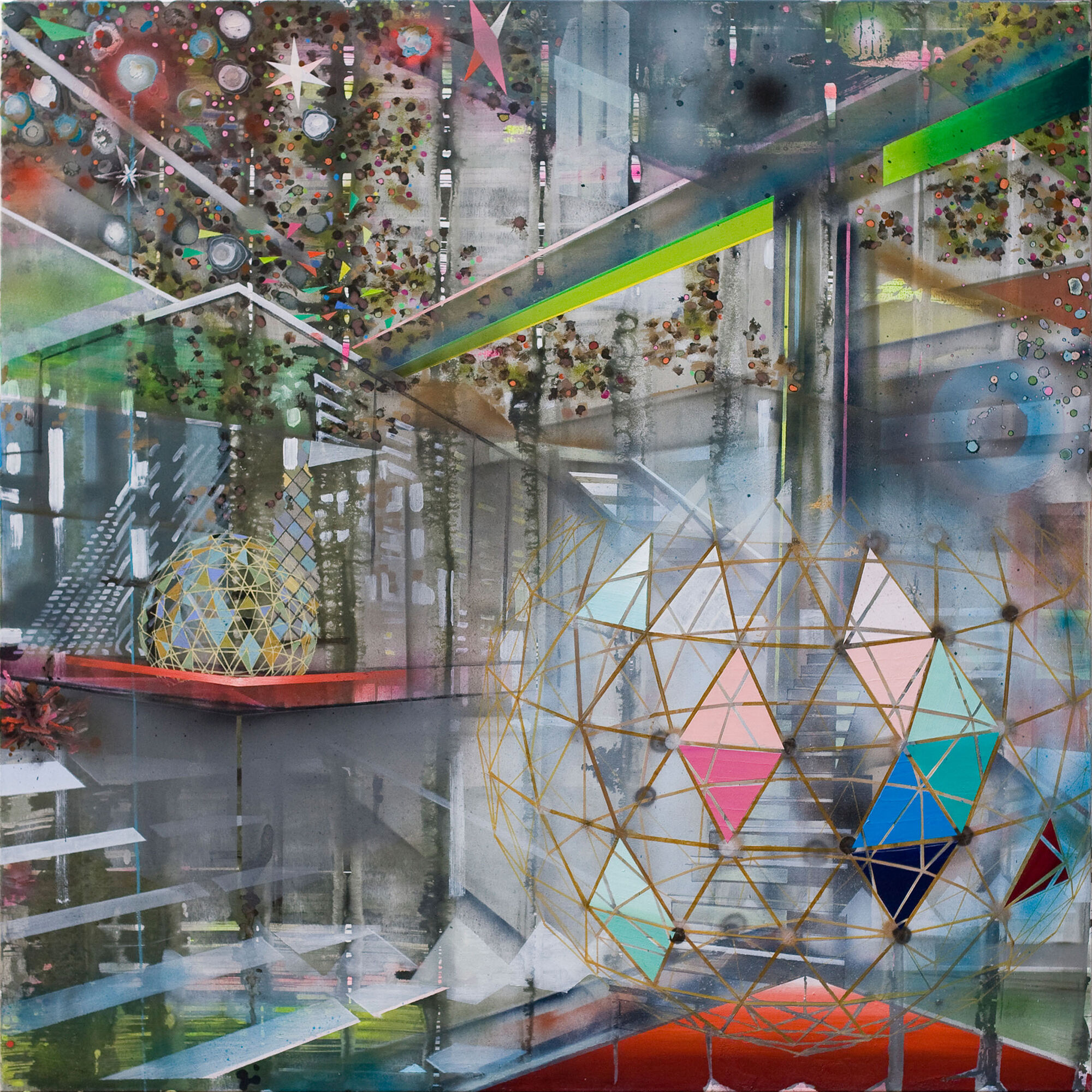 Bild "Schaukel" (2013) (Unikat) von Sandra Lange