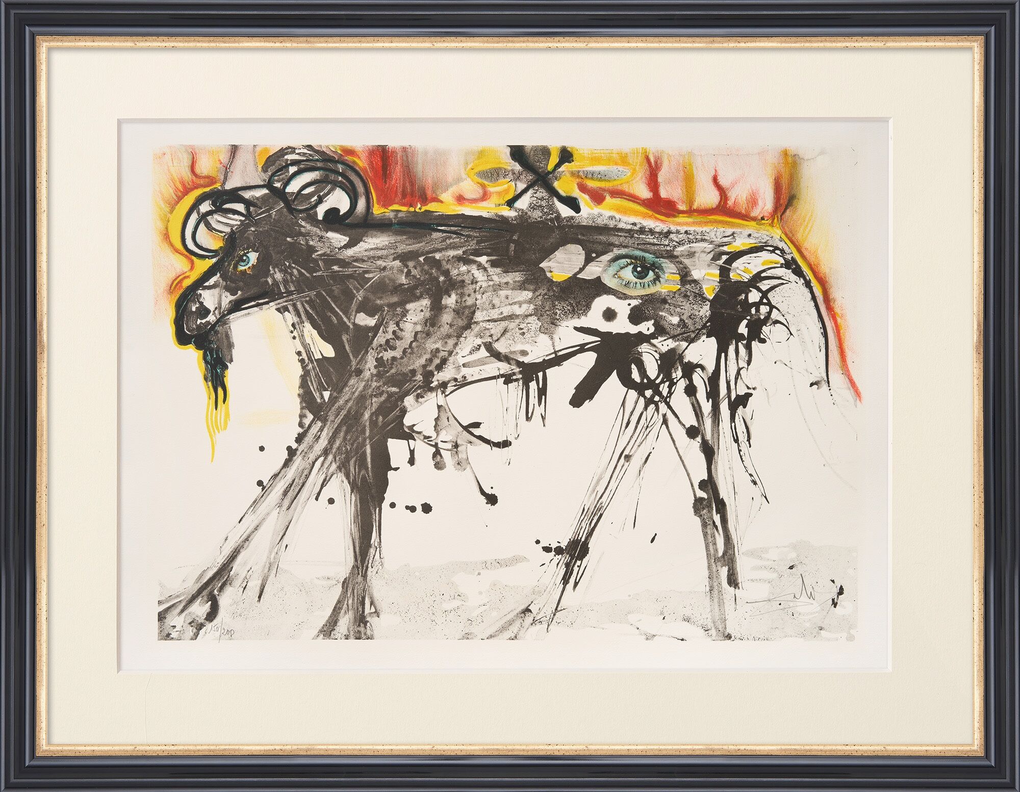 Bild "Der Widder, nach Gerard Dou" (1971) von Salvador Dalí