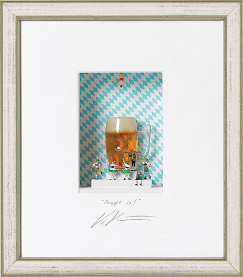 3D Picture "Ozapft Is", framed by Volker Kühn