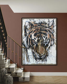 Tableau "Tiger_34" (2023) (Pièce unique)