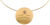 Stjernetegn halskæde "Libra" (24.09.-23.10.) med lykkesten røgkvarts