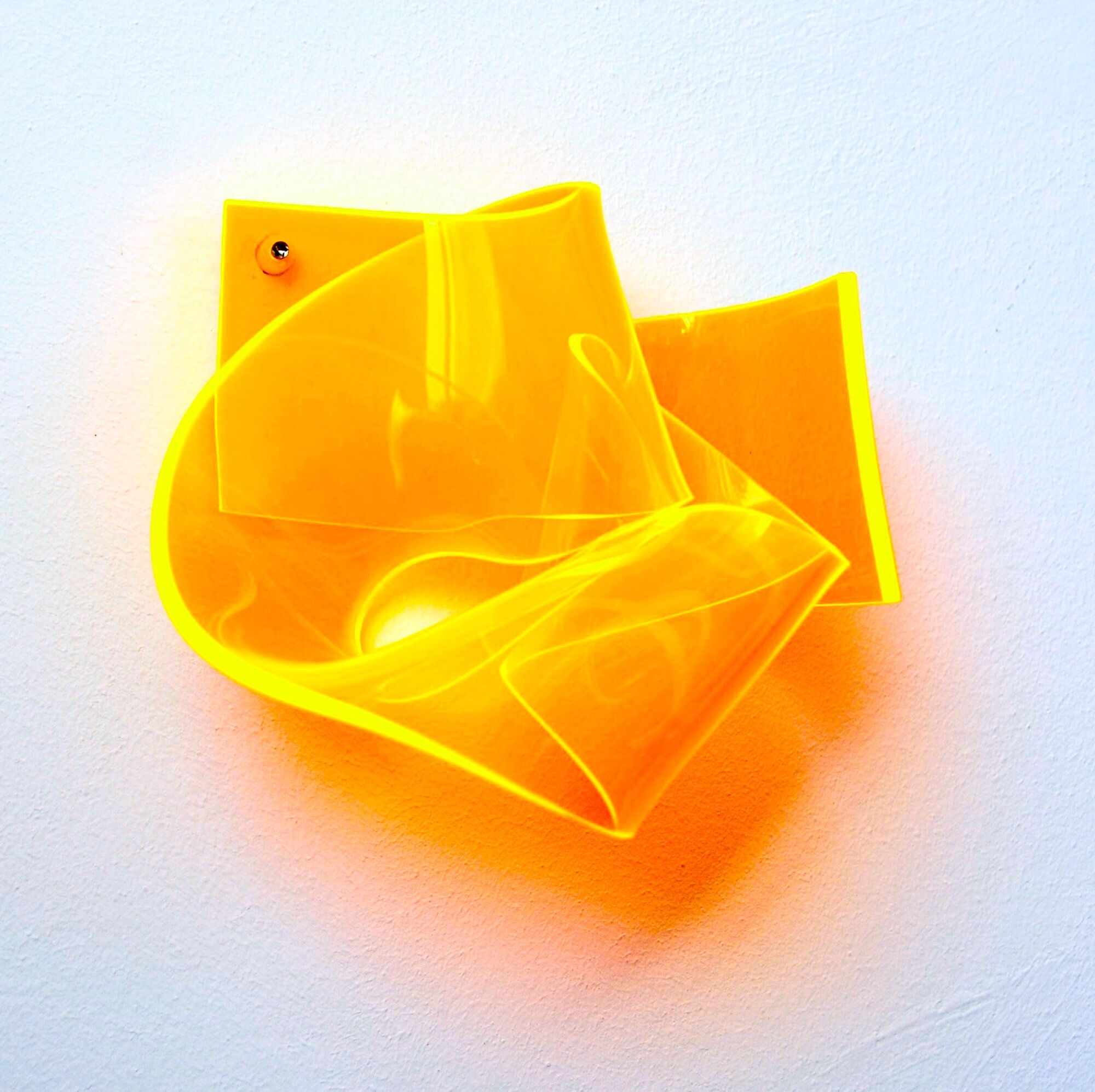 Objet "Squiggle Orange V" (2026) (Pièce unique) de Selcuk Dizlek