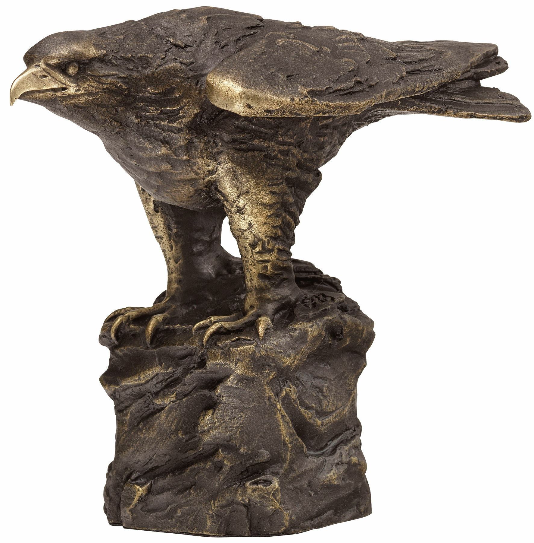 Skulptur "Adler", Bronze von Erwin A. Schinzel