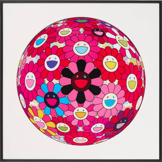 Tableau "Flowerball (3D) Il n'y a rien d'éternel dans ce monde. C'est pourquoi vous êtes belle" (2004)