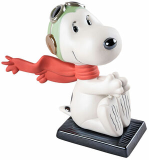 Porcelain figurine "Snoopy Flying Ace" by Lladró