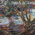 Tableau "L'été au Buchenbach" (2020) (Original / Pièce unique), sur châssis