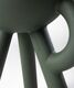 Tavolino "Tubby Stool olivegreen" (per uso interno ed esterno) – disegnato da Gerard de Hoop di  Werkwaardig